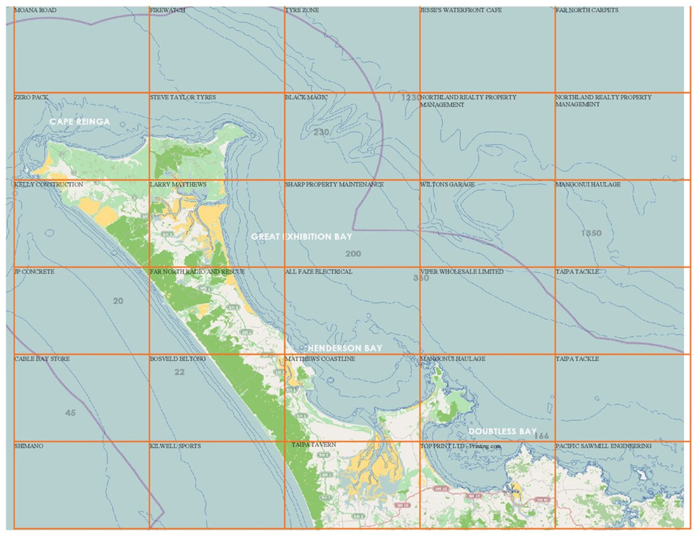 2020 - 2021 Fishgrid map
